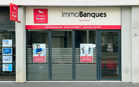 Devanture Agence de Montpellier ImmoBanque